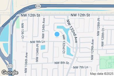 Map image of the property - 13254 NW 10th St
