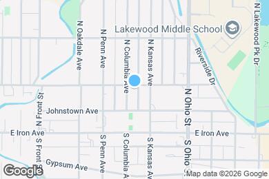 Map image of the property - 904 E Ash St