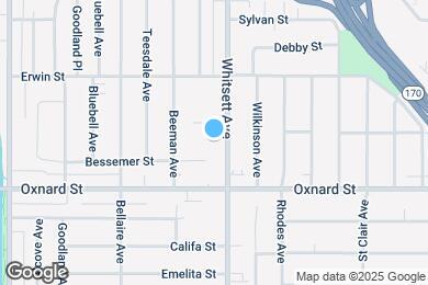 Map image of the property - 6045 Whitsett Ave