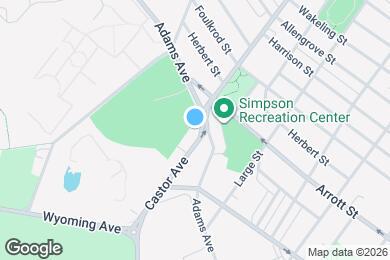 Map image of the property - 4660 Castor Ave