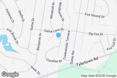 Map image of the property - 3724 Windhaven Ct