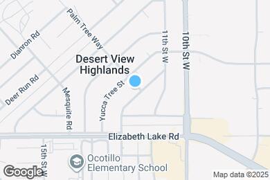 Map image of the property - 38903 Palm Tree Way