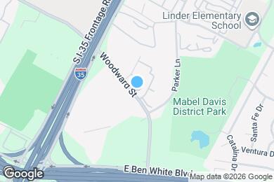 Map image of the property - 1720 Woodward St