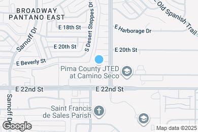 Map image of the property - 8653 E Placita De Las Tarascas