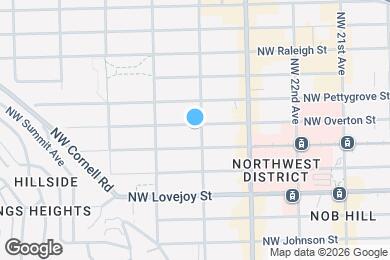 Map image of the property - 2406 NW Overton St