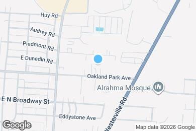 Map image of the property - Oakland Park Apartments