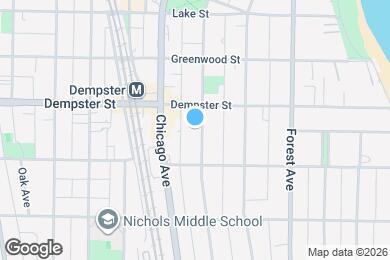 Map image of the property - 1232 Hinman Ave