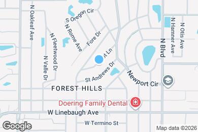 Map image of the property - 1318 Divot Ln