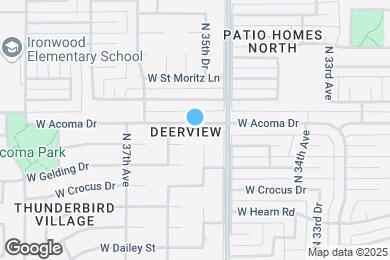 Map image of the property - 3529 W Acoma Dr