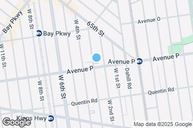 Map image of the property - 303 Avenue P