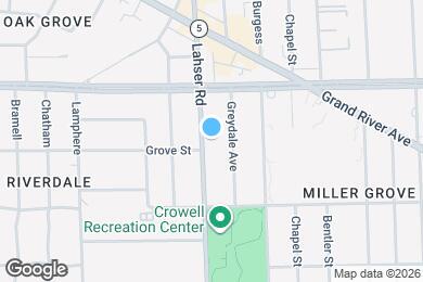 Map image of the property - 16810 Lahser Rd