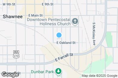 Map image of the property - 238 S Oklahoma Ave