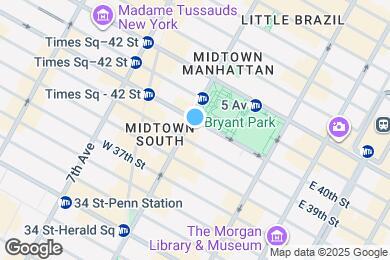 Map image of the property - 1050 Sixth Avenue