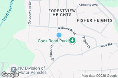 Map image of the property - 3103 Cedarwood Dr