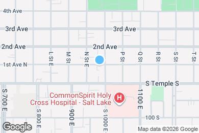Map image of the property - 876 E 1st Ave