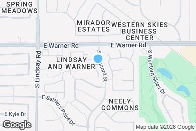 Map image of the property - 881 S Porter St