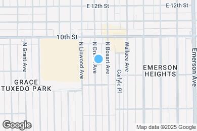 Map image of the property - 915 N Drexel Ave