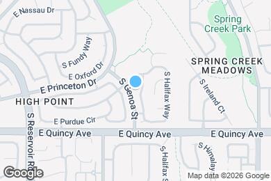 Map image of the property - 4215 S Gibraltar St