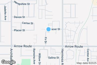 Map image of the property - Cucamonga Terrace