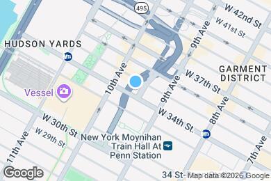 Map image of the property - 433 W 34th St