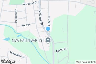 Map image of the property - 1277 S Hayne St