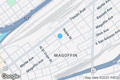 Map image of the property - 1100 Myrtle Ave