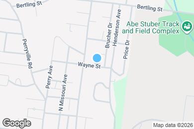 Map image of the property - 1316 Wayne St