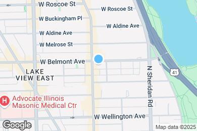 Map image of the property - 549 W Belmont Ave