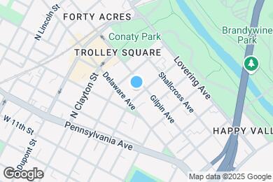 Map image of the property - 1501 N Broom St