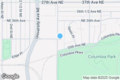 Map image of the property - 3477 5th St NE