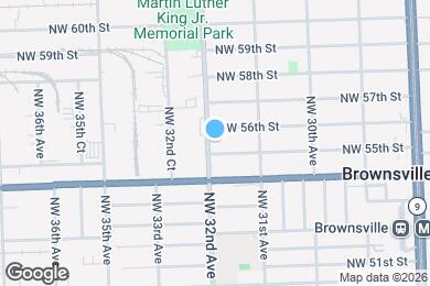 Map image of the property - 5551 NW 32nd Ave