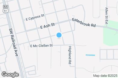 Map image of the property - 659 S 2nd St