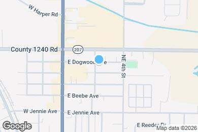 Map image of the property - Dogwood Apartments
