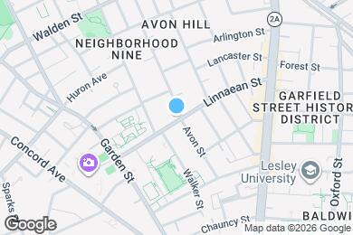 Map image of the property - 43 Linnaean St