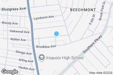 Map image of the property - 1028 Walter Ave