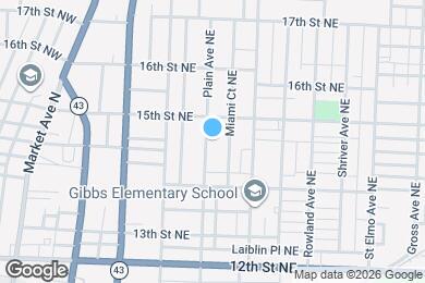 Map image of the property - 1442 Plain Ave NE