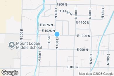 Map image of the property - 1245 N 400 E