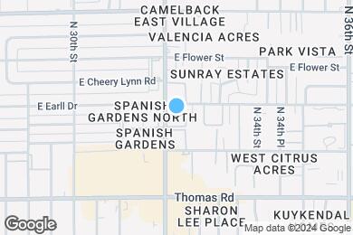 Map image of the property - The Retro on 32nd Street Apartments