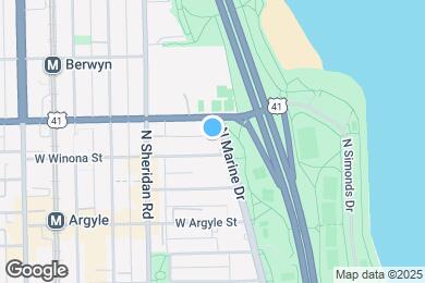 Map image of the property - 5100 N Marine Dr