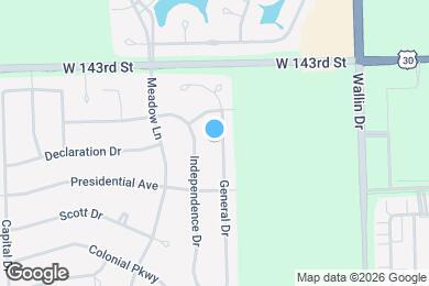 Map image of the property - 14420 General Dr