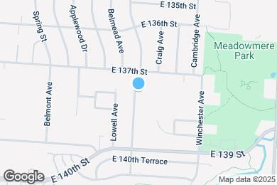 Map image of the property - 13707 Bennington Ave