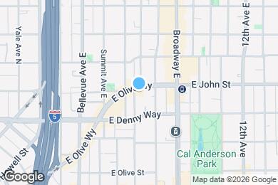 Map image of the property - 1711 E Olive Way