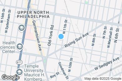 Map image of the property - 3518 N 11th St