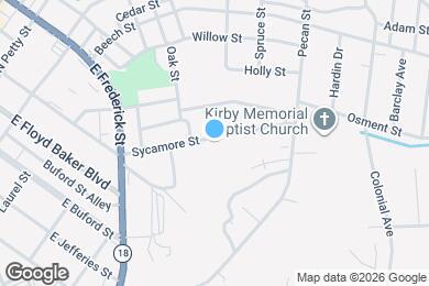 Map image of the property - 306 Sycamore St