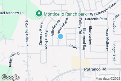 Map image of the property - 118 Fontana Albero