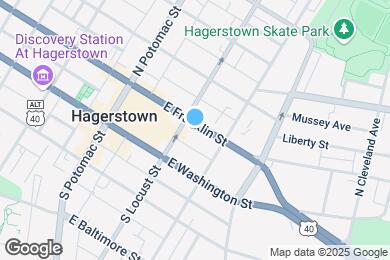 Map image of the property - 113 E Franklin St