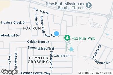 Map image of the property - 3913 Fox Run Dr