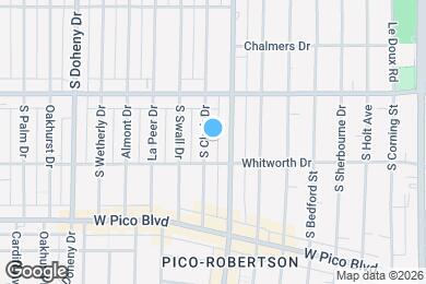 Map image of the property - 454 S Clark Dr