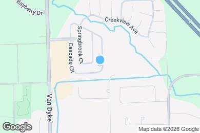 Map image of the property - 11777 Cascade Cir