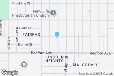 Map image of the property - 3355 N 40th Ave